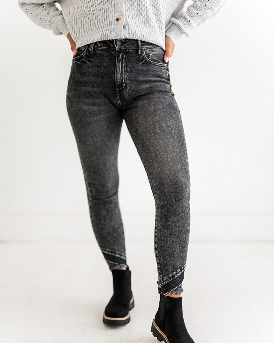 Toby High Waisted Ankle Skinny Jeans - Kancan - Size 1 Left Toby High Waisted Ankle Skinny Jeans - Kancan - Size 1 Left