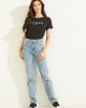 Eco Black 1981 Rolled Cuff Logo T-Shirt Eco Black 1981 Rolled Cuff Logo T-Shirt