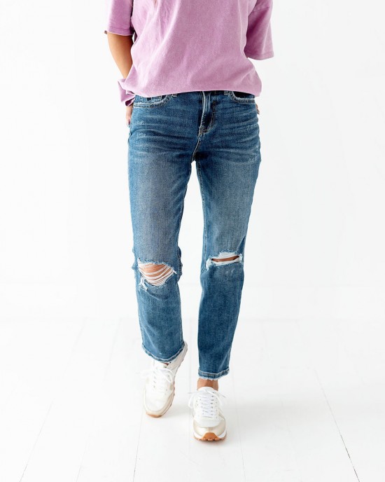 Avalon Vintage High Rise Straight Jeans