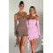 Alix Mini Dress - Chocolate
