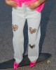 galentine embellished jeans galentine embellished jeans
