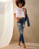 Eco White Cropped Logo T-Shirt Eco White Cropped Logo T-Shirt