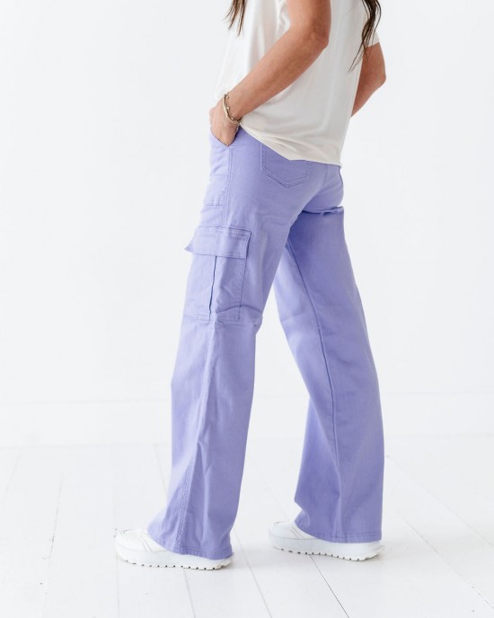 Spencer Cargo Jeans in Lilac Spencer Cargo Jeans in Lilac
