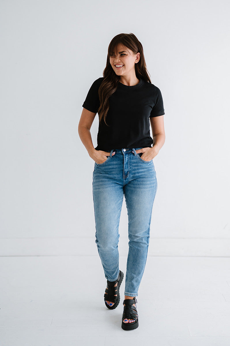 High Rise Skinny Jeans
