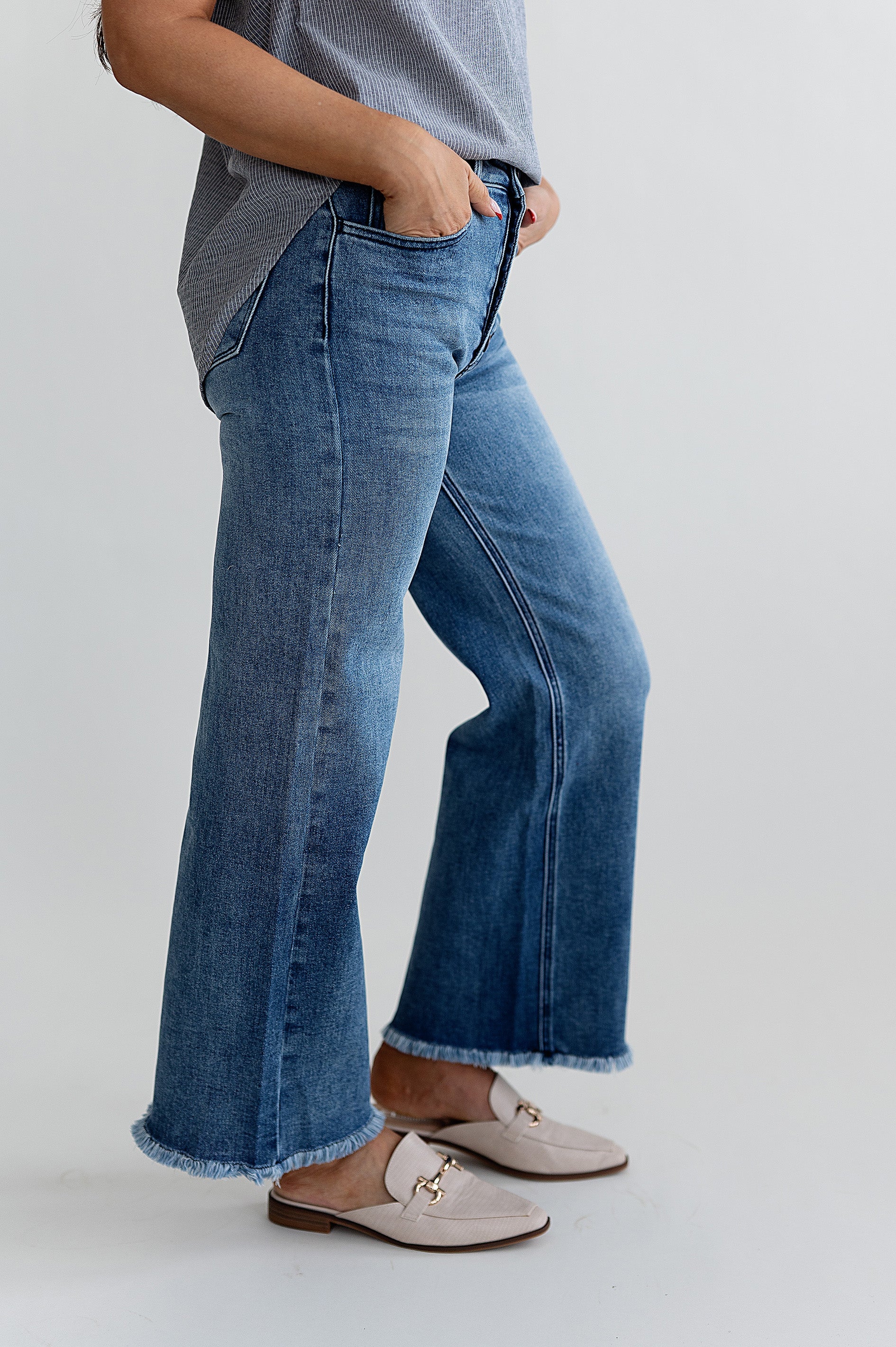 Kara Wide Leg Jean