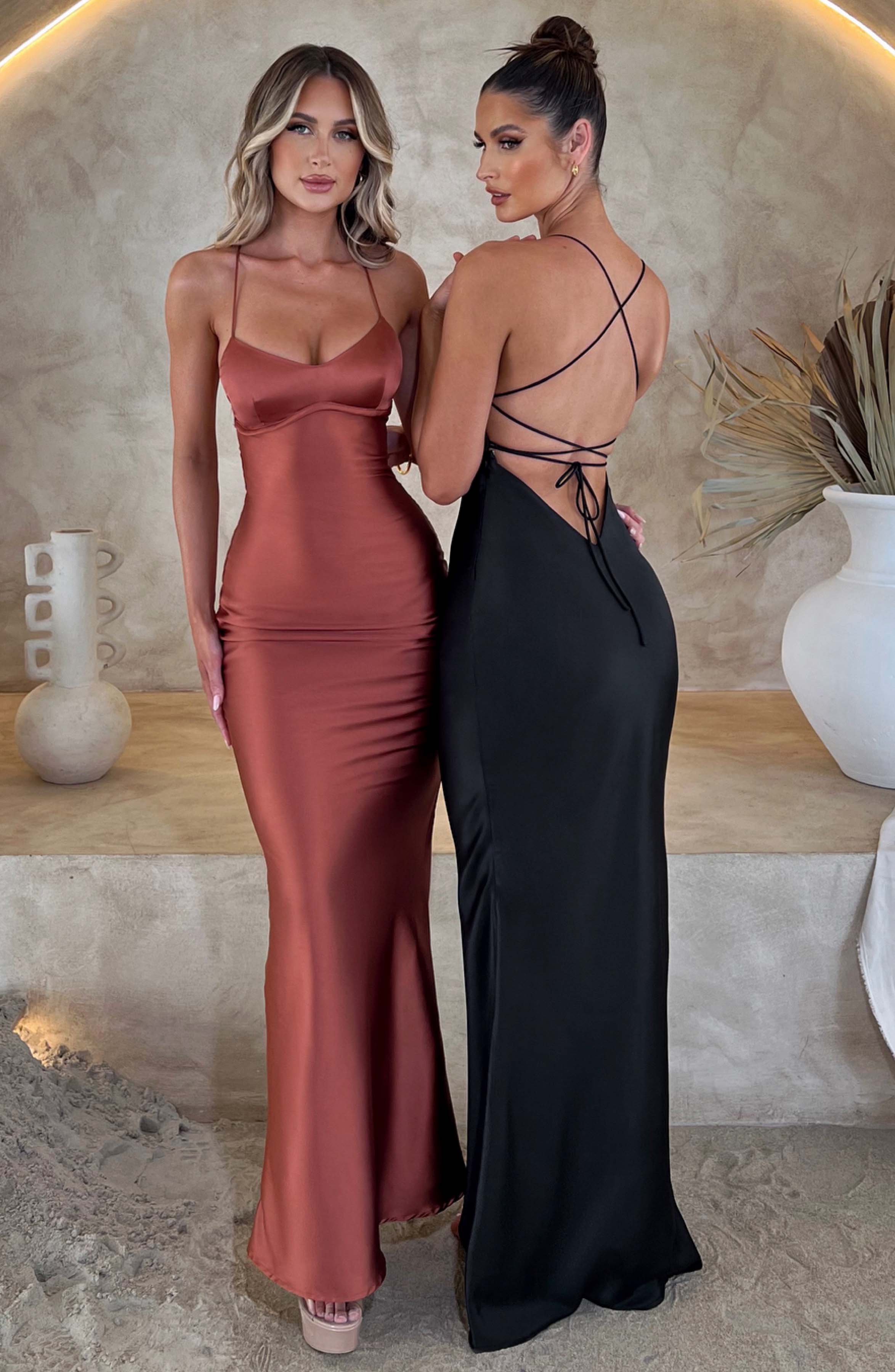 Malika Maxi Dress - Black Malika Maxi Dress - Black